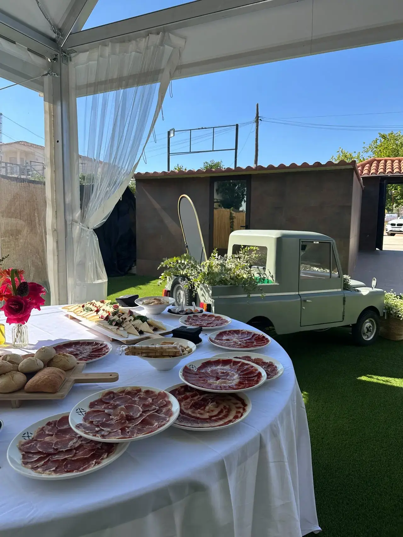 Jamón y decoración