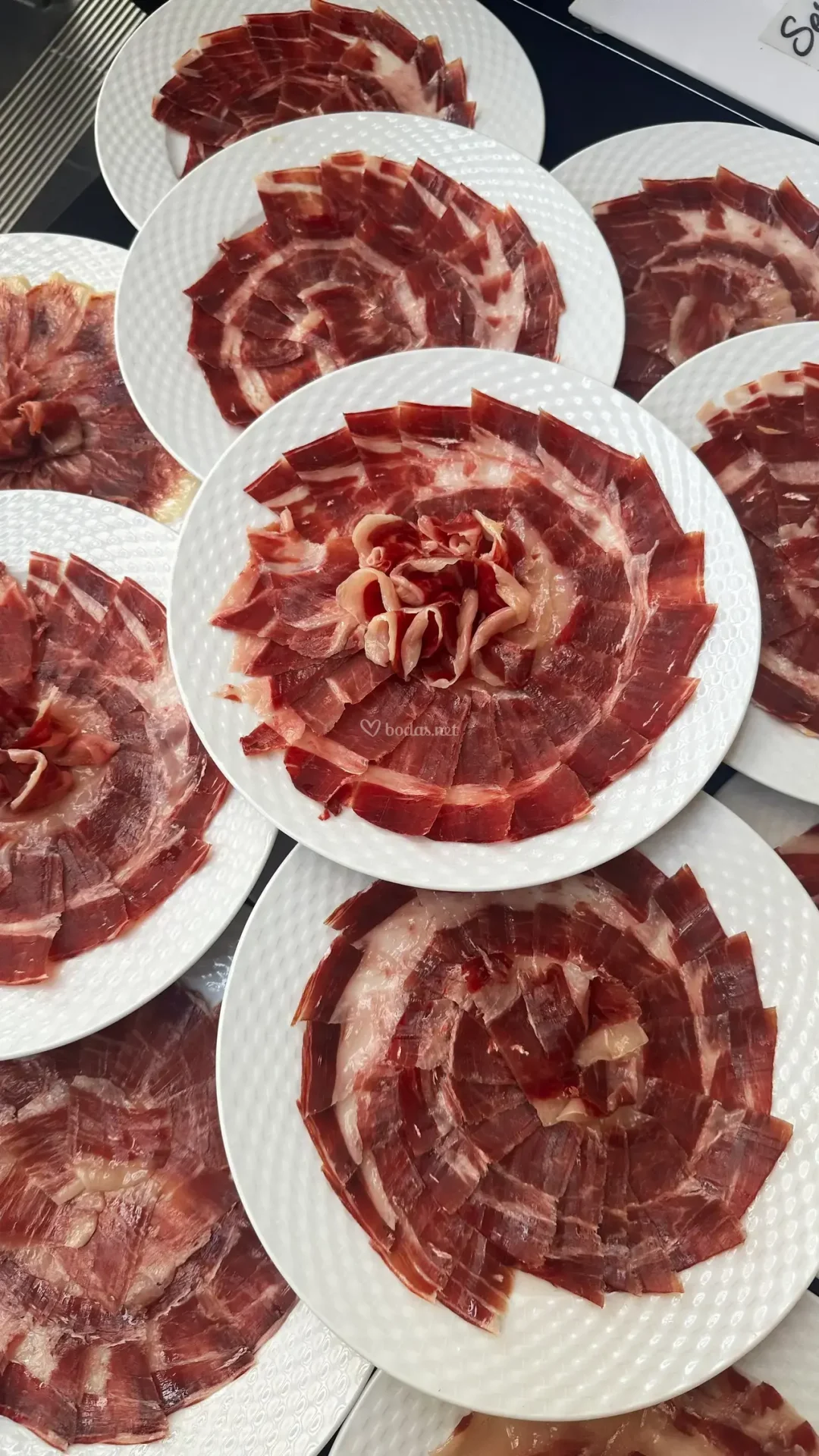 Platos de jamón