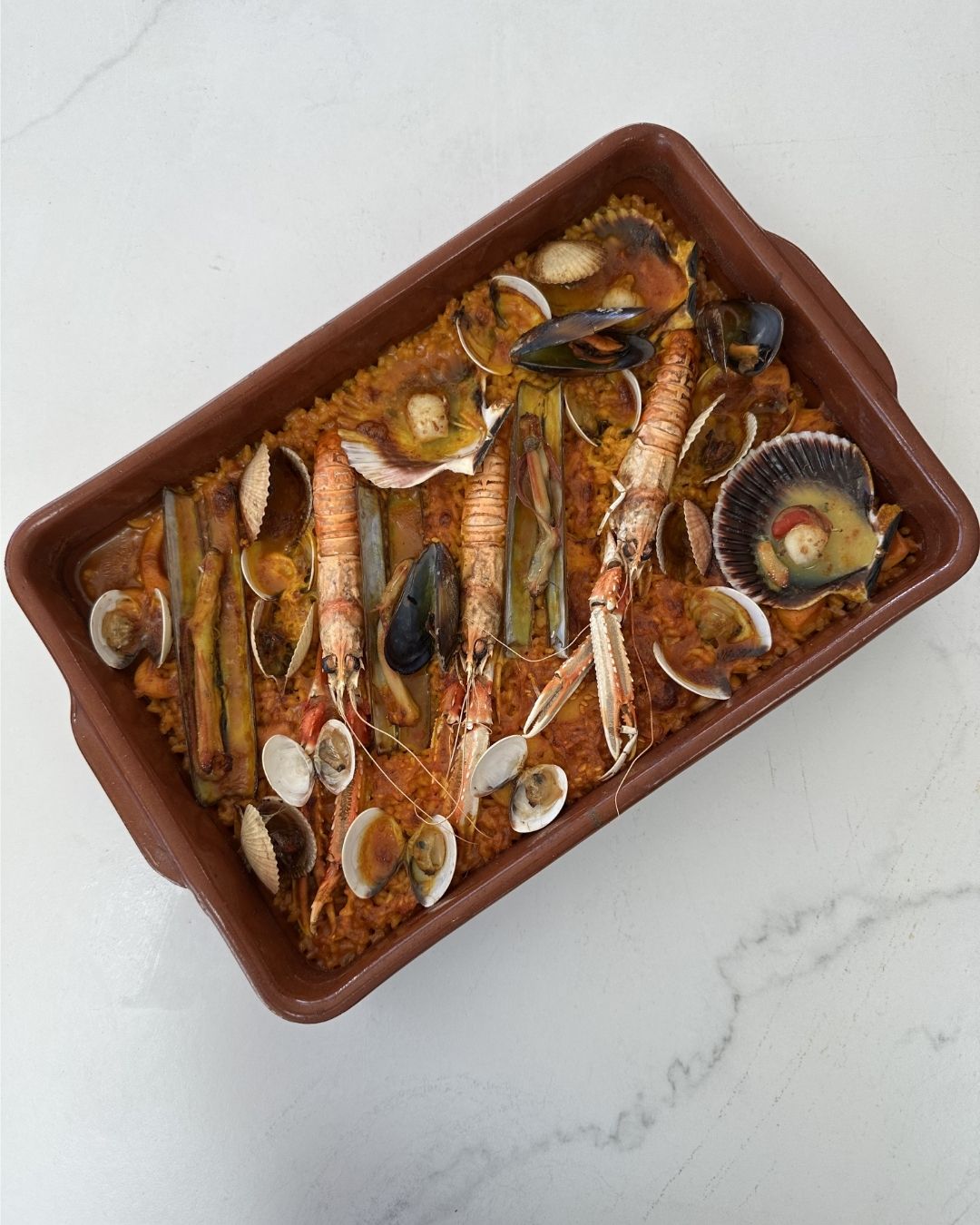 Arroz de Conchas con Cigalas